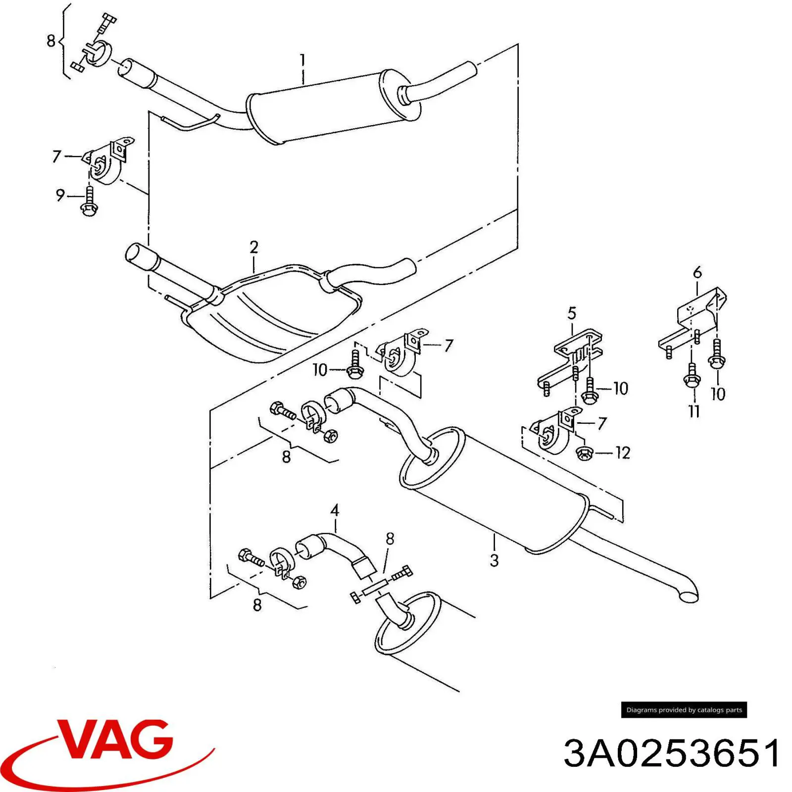  3A0253651 VAG