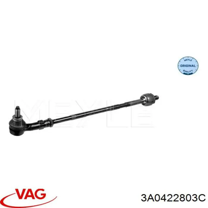 3A0422803C VAG Поперечная рулевая тяга левая