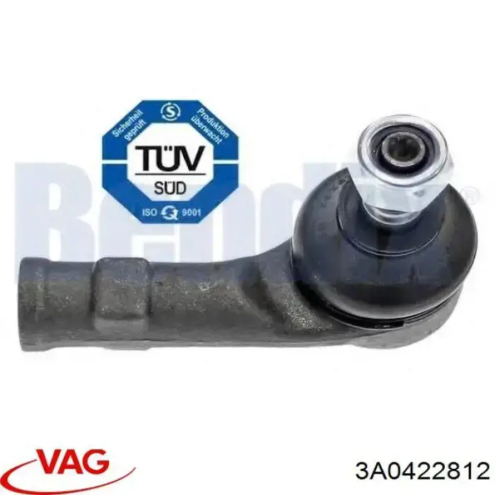 Купить 3A0422812 VAG Наконечник рулевой тяги, внешний
