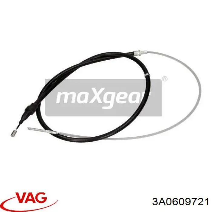 Задний трос ручника VAG 3A0609721 цена, от 7.70 USD