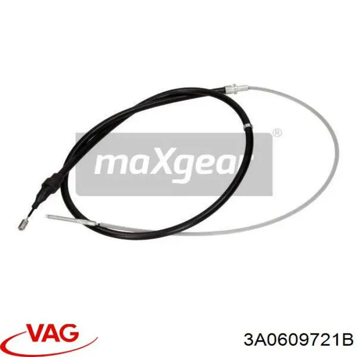 Задний трос ручника VAG 3A0609721B цена, от 7.79 USD