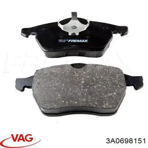 Колодки VAG 3A0698151 цена, от 24.30 USD