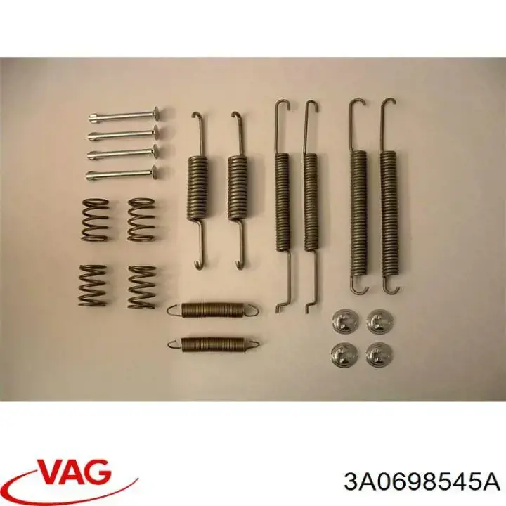 Ремкомплект тормозных колодок 3A0698545A VAG