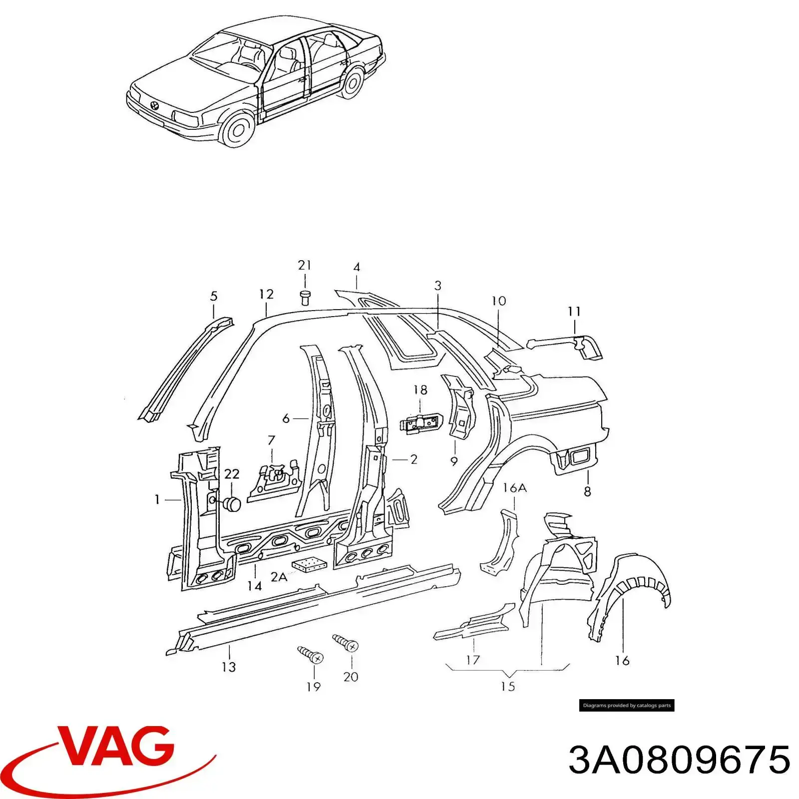 3A0809675 VAG 
