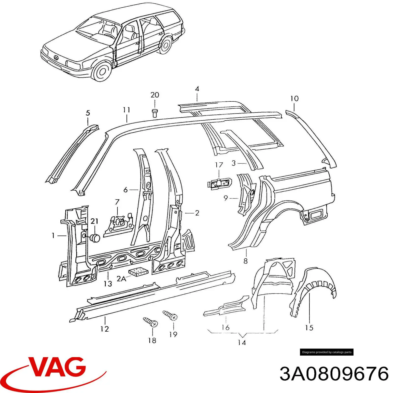  VAG 3A0809676 цена, от 315.74 USD