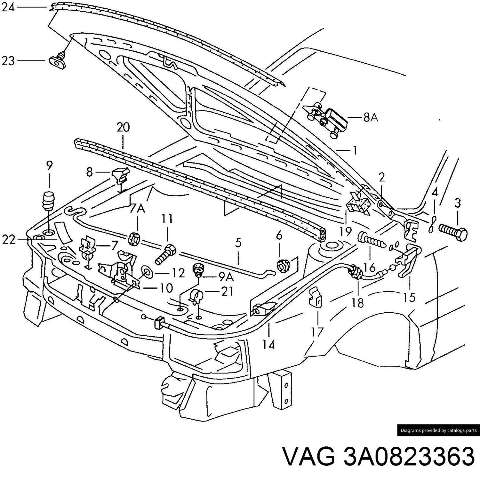 3A0823363 VAG 