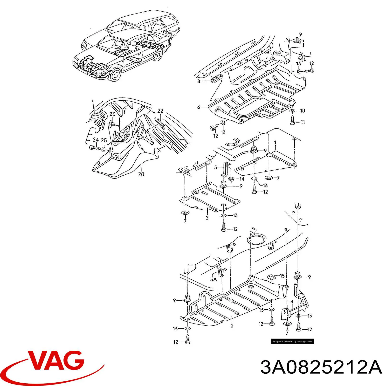  VAG 3A0825212A цена, от 8.87 USD