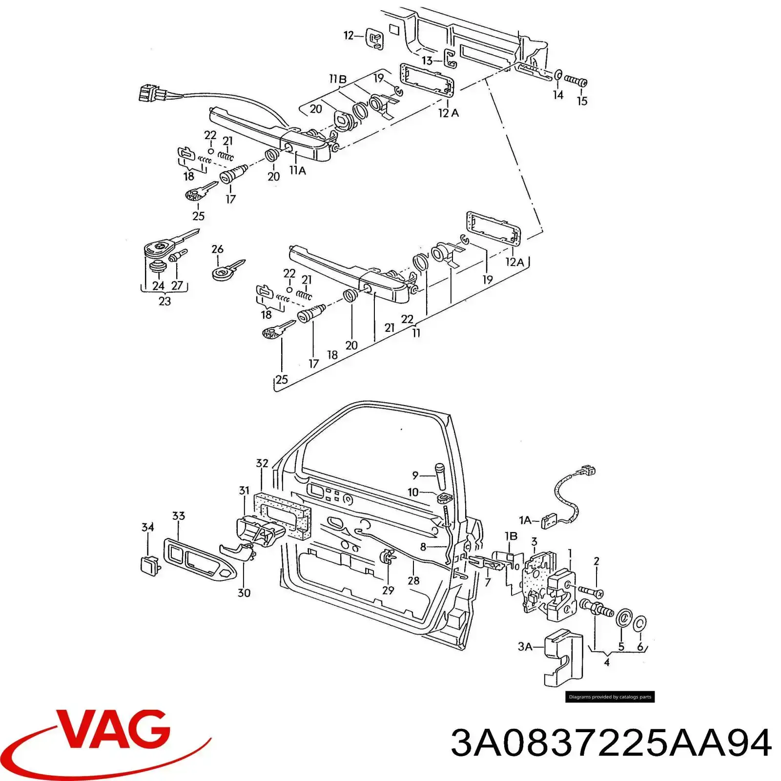 3A0837225AA94 VAG 