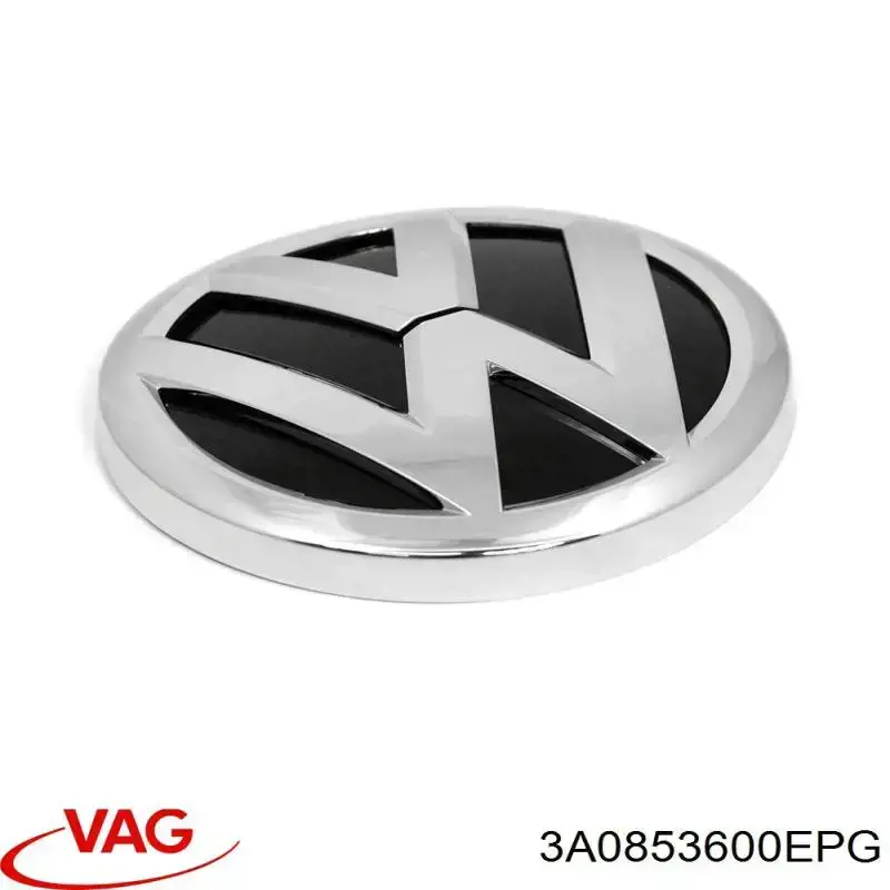Фирменный значек решетки радиатора VAG 3A0853600EPG