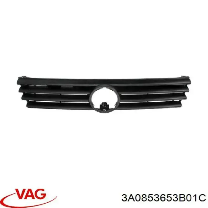 Облицовка радиатора VAG 3A0853653B01C цена, от 22.60 USD