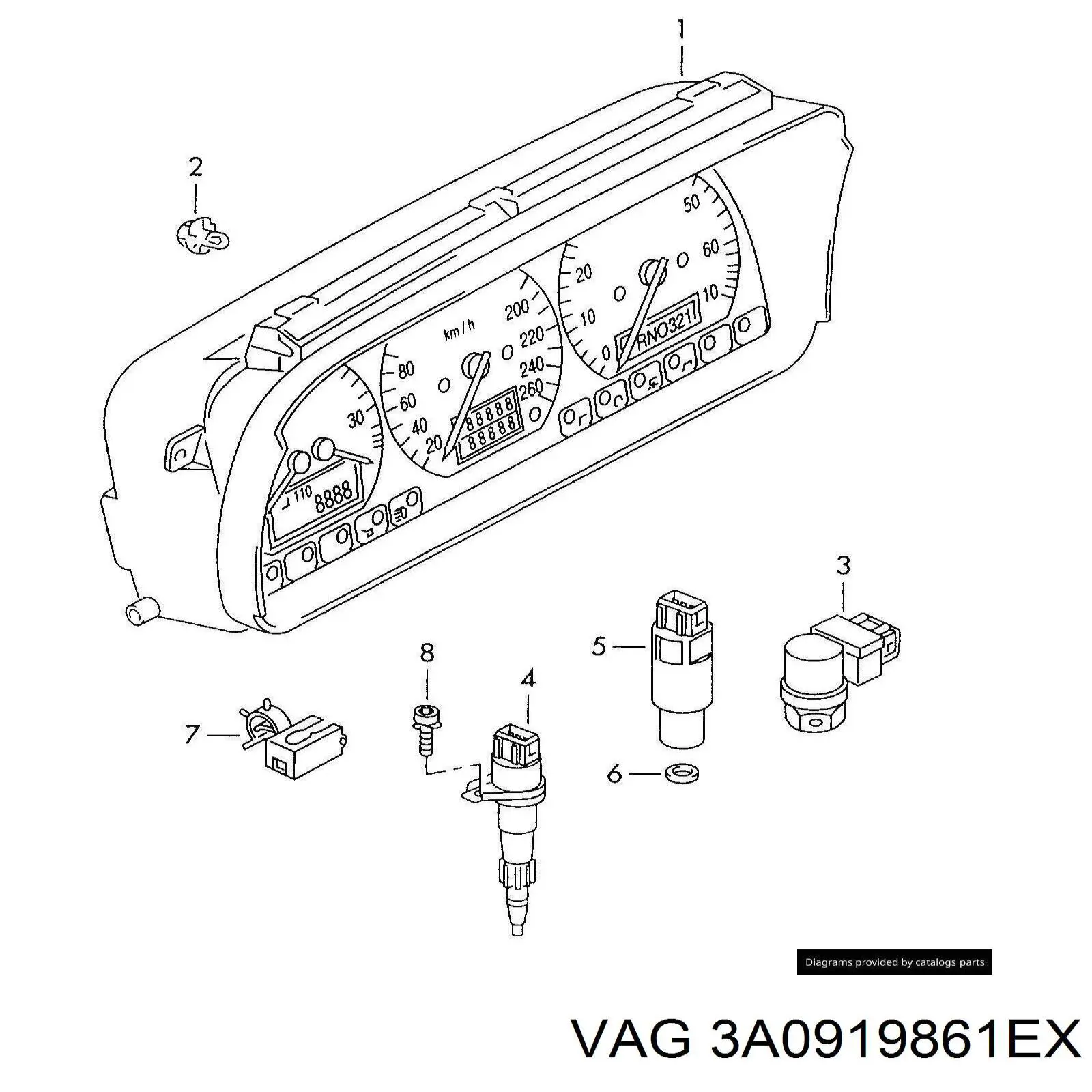 3A0919861EX VAG 