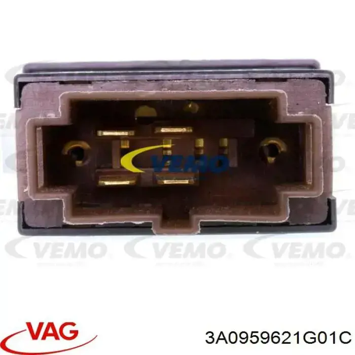 Кнопка включения обогрева заднего стекла 3A0959621G01C VAG