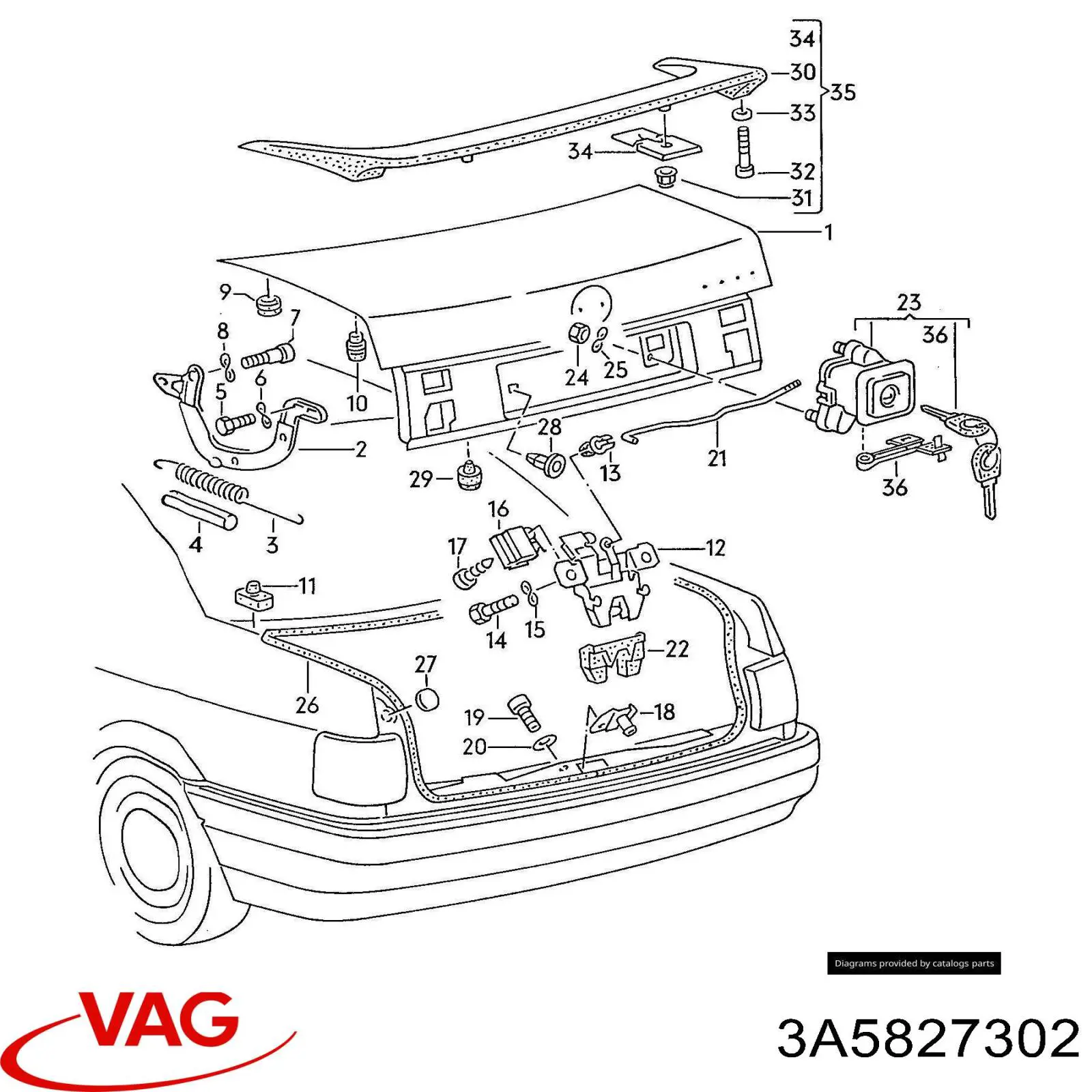 VAG 3A5827302 цена, от 47.75 USD