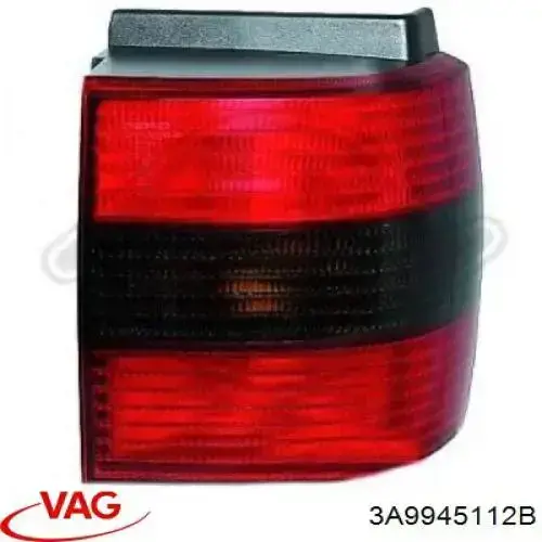 Купить 3A9945112B VAG Фонарь задний правый, внешний