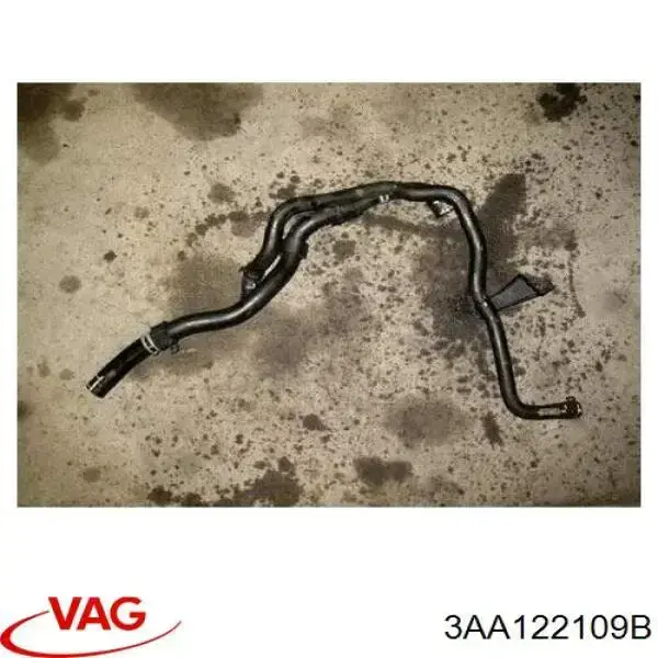 Шланг расширительного бачка нижний VAG 3AA122109B цена, от 19.00 USD