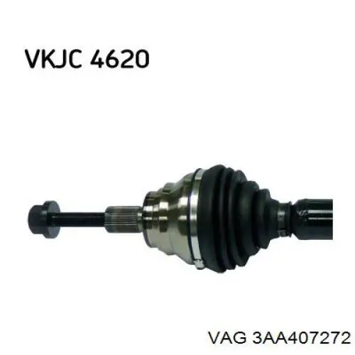 Привод передний правый VAG 3C0407452AX цена, от 50.73 USD