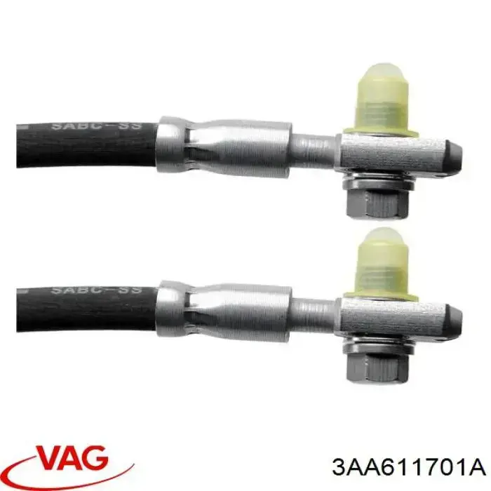 Compre 3AA611701A VAG Mangueira do freio dianteira