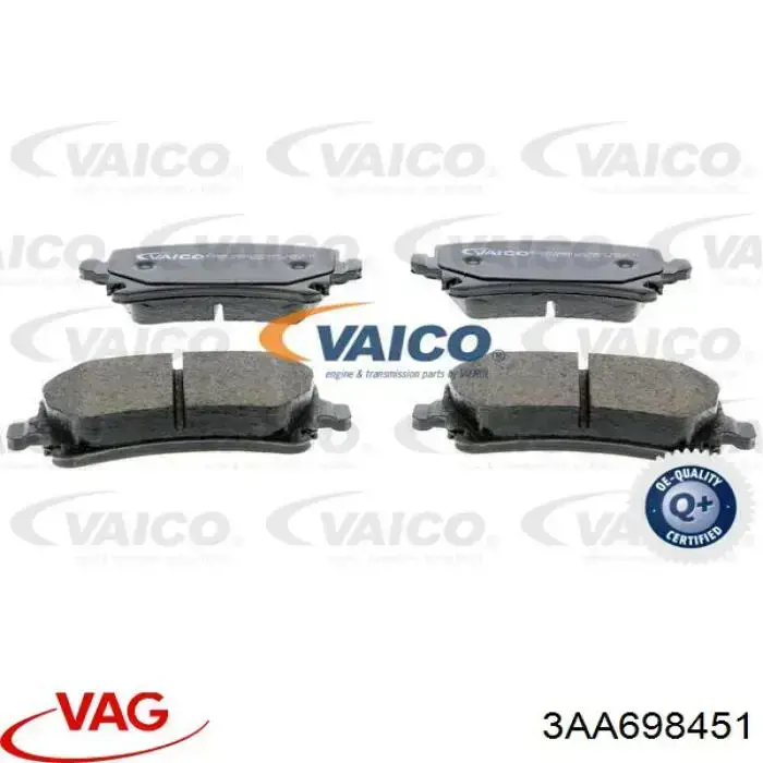 Колодки дисковые  VAG 3AA698451 цена, от 25.45 USD