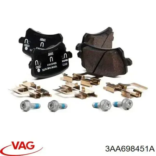 Задние дисковые колодки VAG 3AA698451A