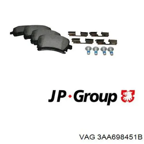 Колодки дисковые  VAG 3AA698451B цена, от 35.91 USD