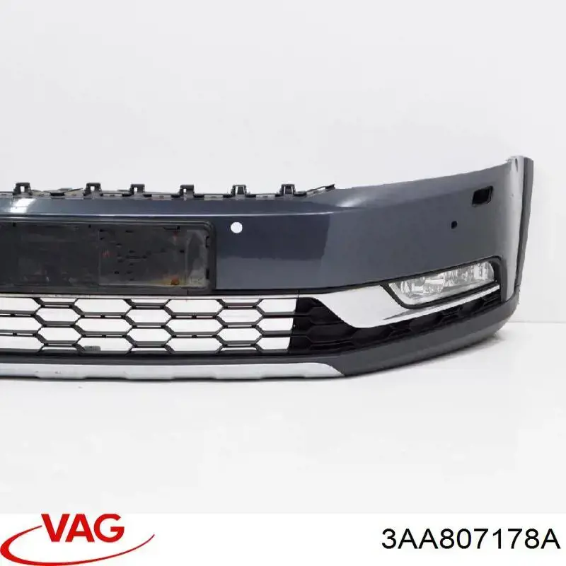 Направляющая переднего бампера правая VAG 3AA807178A цена, от 19.75 USD