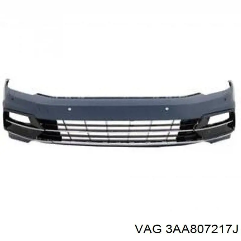 Купить 3AA807217J VAG Буфер (бампер) передний