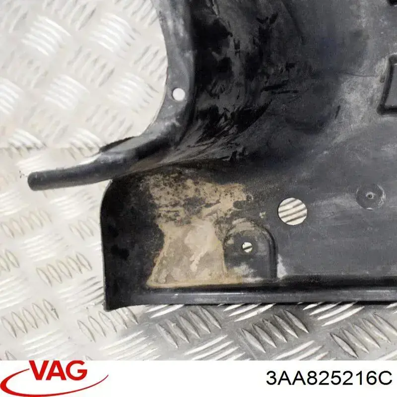 Защита днища, задняя правая VAG 3AA825216C