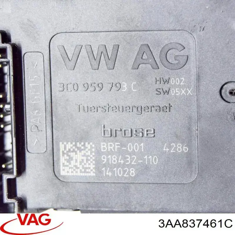 Механизм стеклоподъемника водительской двери VAG 3AA837461C цена, от 31.00 USD