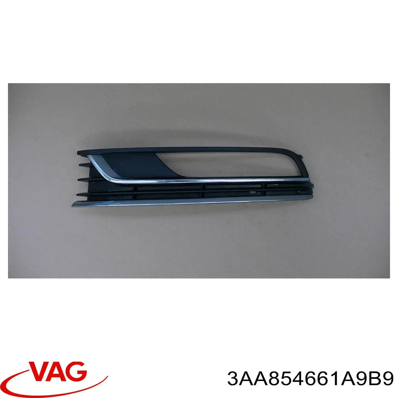 Решетка переднего бампера, левая VAG 3AA854661A цена, от 24.86 USD