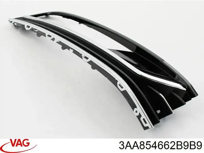 Решетка бампера переднего внутренняя правая VAG 3AA854662B9B9 цена, от 22.60 USD