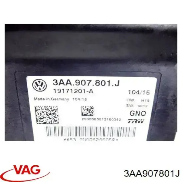3AA907801J VAG Unidad De Control (Modulo) Del Freno De Estacionamiento Electromecanico original y equivalente