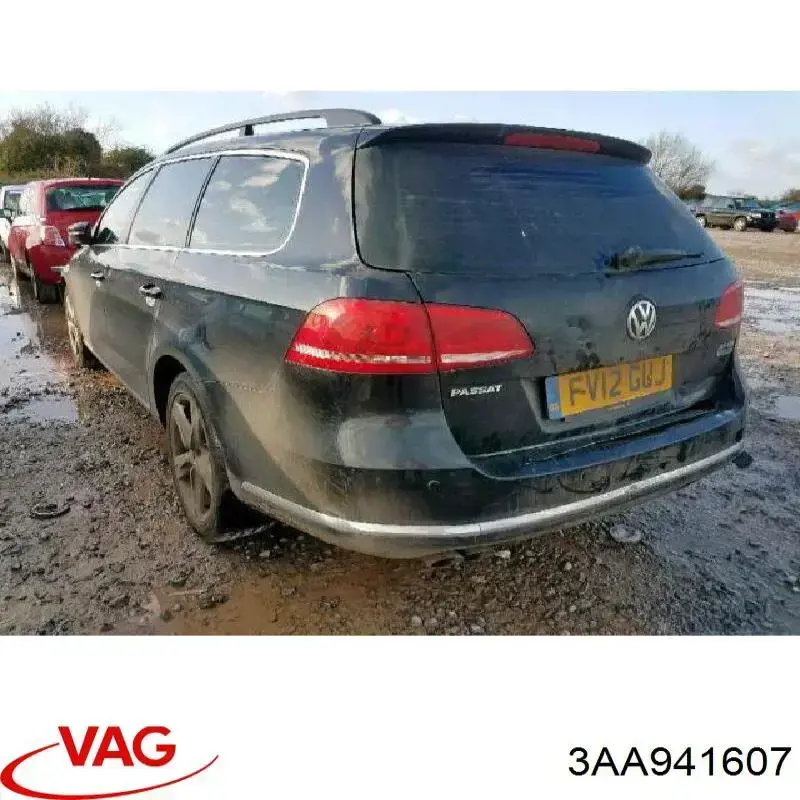 3AA941607 VAG Крышка фары, задняя