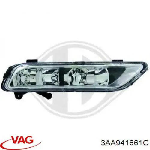 Фара противотуманная, левая VAG 3AA941661G цена, от 36.80 USD
