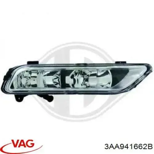 Фара противотуманная, правая VAG 3AA941662B цена, от 41.02 USD