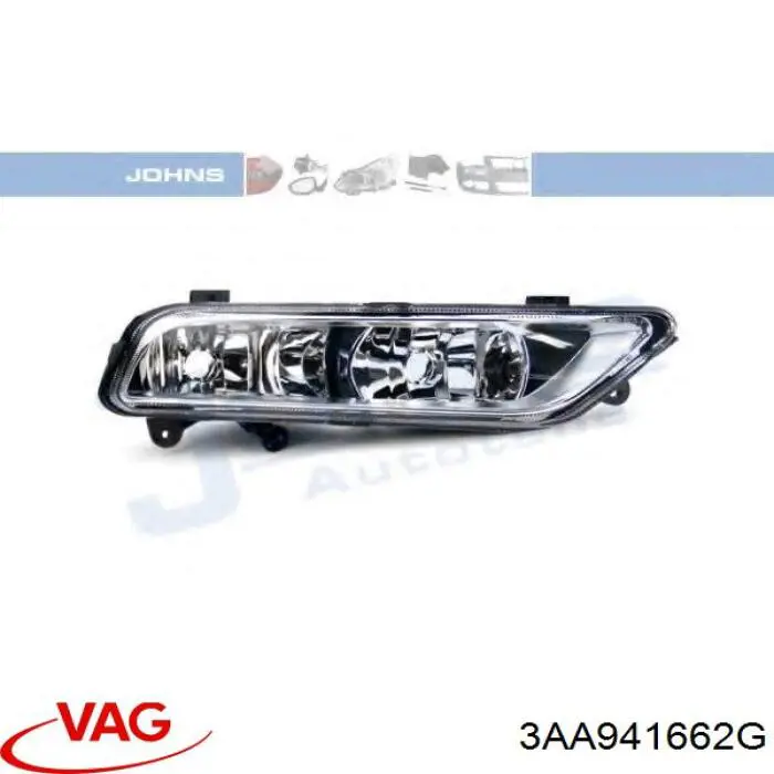 Купить 3AA941662G VAG Туманка правая