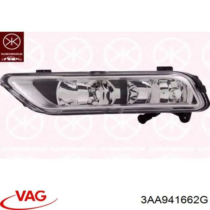 Фара противотуманная, правая VAG 3AA941662G цена, от 44.34 USD