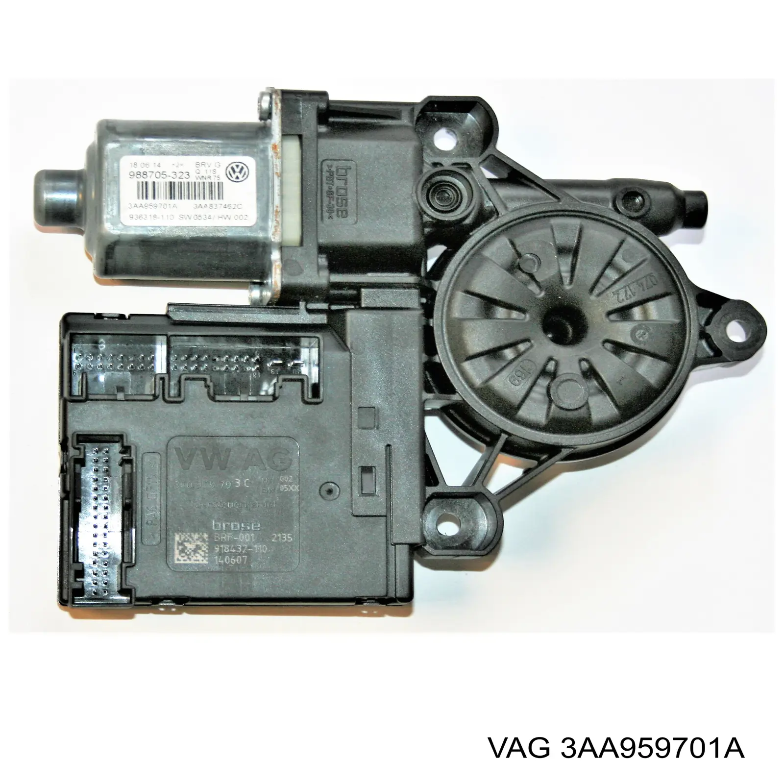 Мотор стеклоподъемника двери передней левой 3AA959701AZ0H VAG