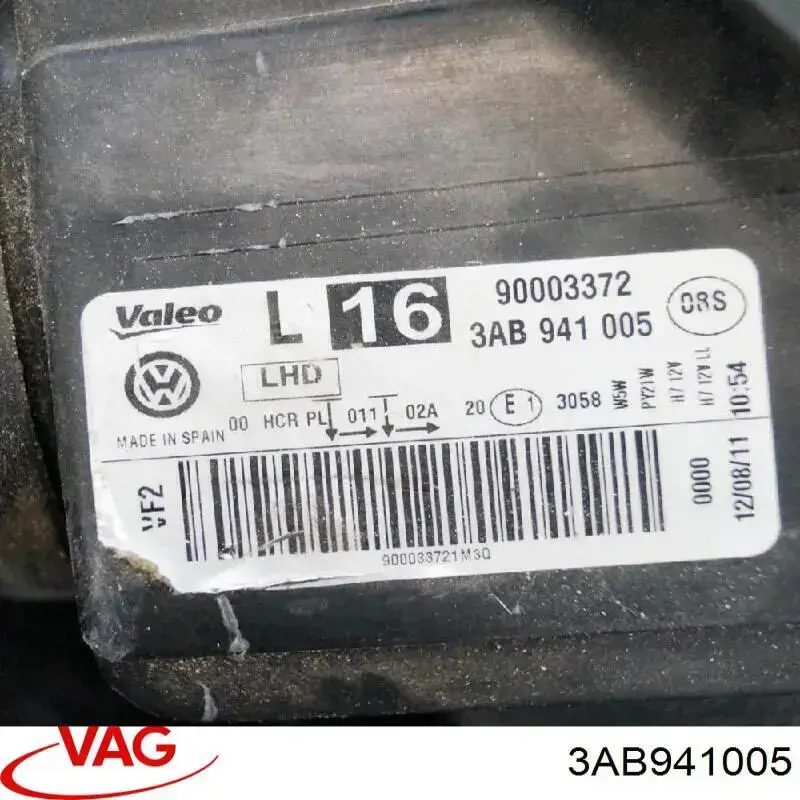 Фара левая VAG 3AB941005 цена, от 172.10 USD