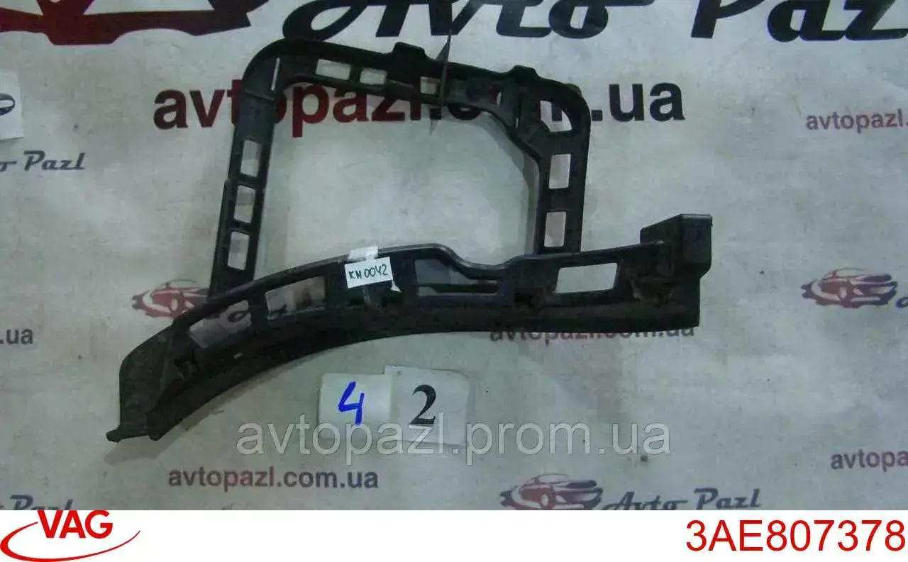 3AE807378 VAG Кронштейн бампера заднего внешний правый