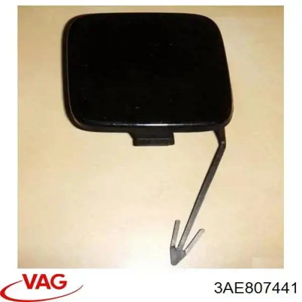 3AE807441 VAG Заглушка бампера буксировочного крюка задняя