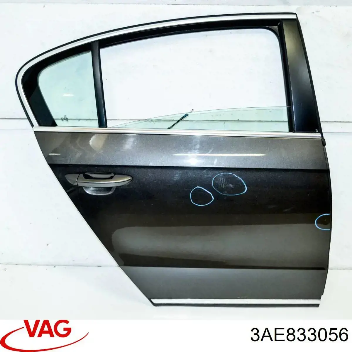 Дверь пассажирская задняя правая Volkswagen Passat B7 седан (362) (2010 - 2016) цена, от 126.70 USD
