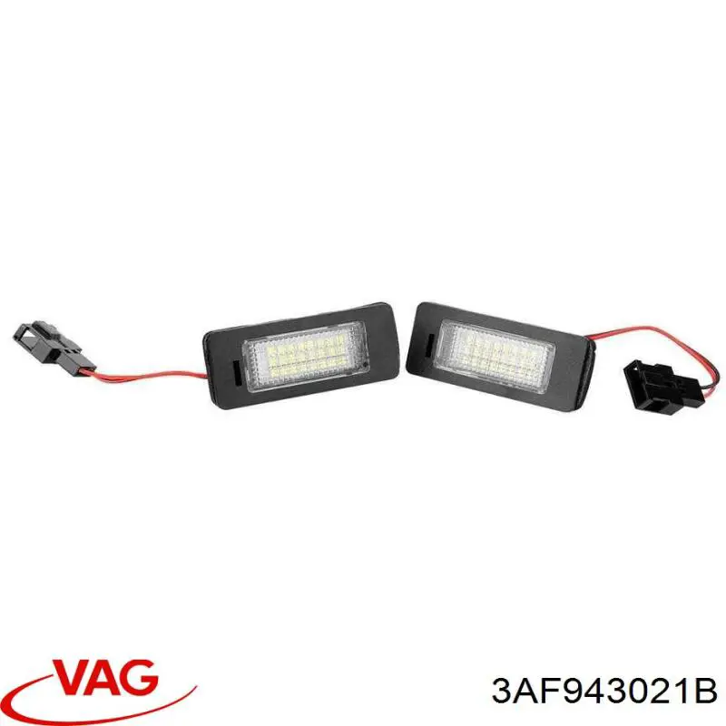 Фонарь подсветки номерного знака 3AF943021B VAG