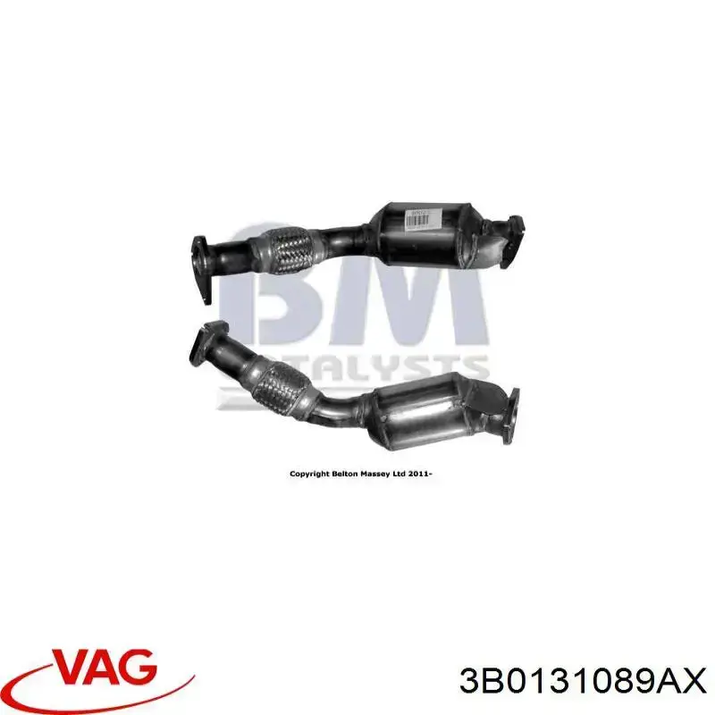 Катализатор 3B0131089AX VAG