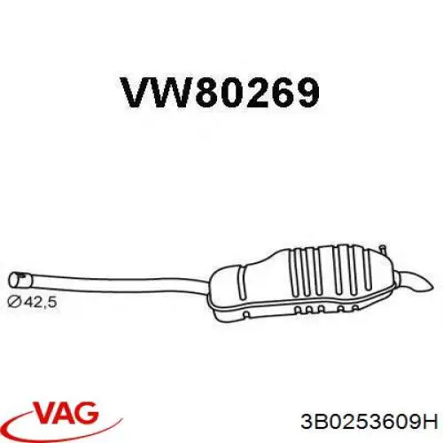  3B0253609H VAG