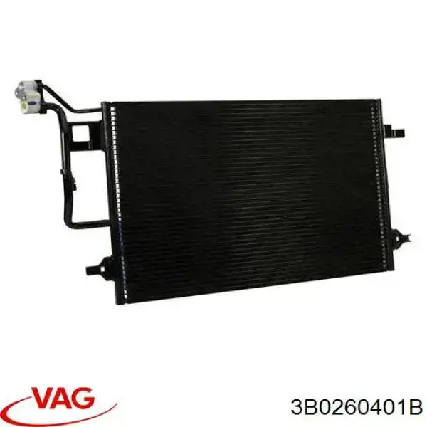 3B0260401B VAG radiador de aparelho de ar condicionado