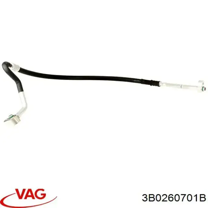 Купить 3B0260701B VAG Шланг кондиционера, от компрессора к радиатору