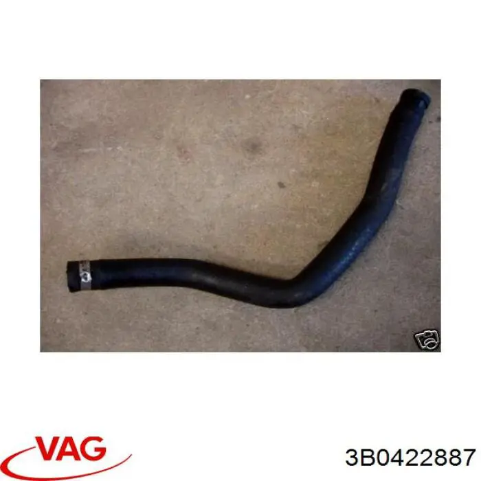 3B0422887 VAG шланг гур низкого давления, от бачка к насосу