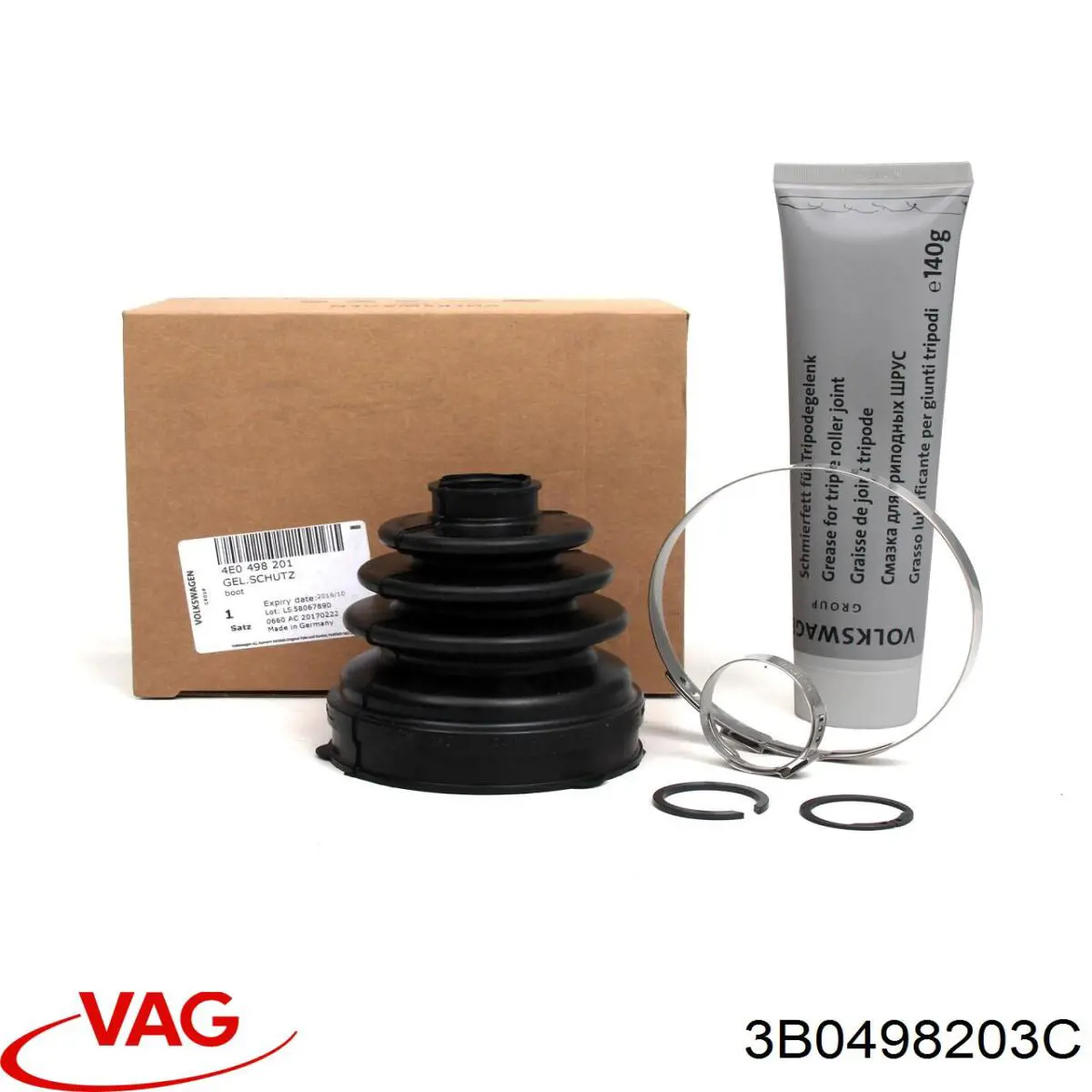 Пыльник ШРУСа наружный 3B0498203C VAG