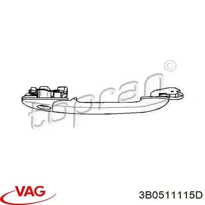 3B0511115D VAG Пружина подвески задняя