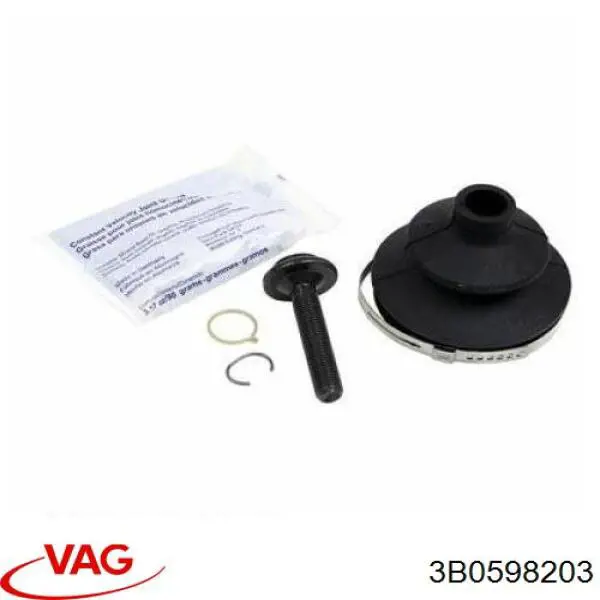 Пыльник наружной гранаты, задней полуоси VAG 3B0598203 цена, от 10.00 USD
